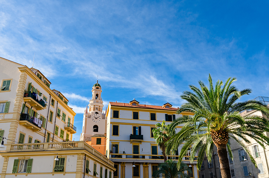 Head over the Italian border to San Remo