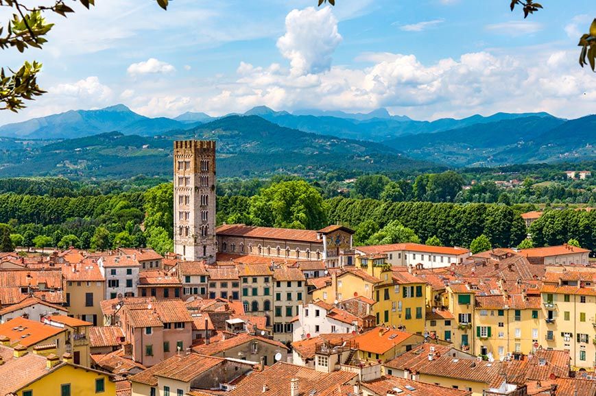 Italy - Montecatini - The walled town of Lucca