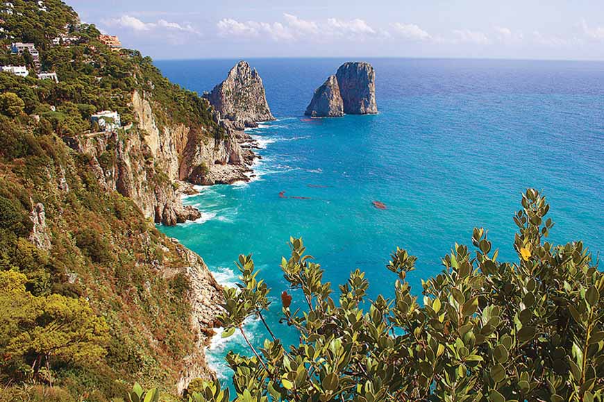 Italy - Capri from Massa Lubrense