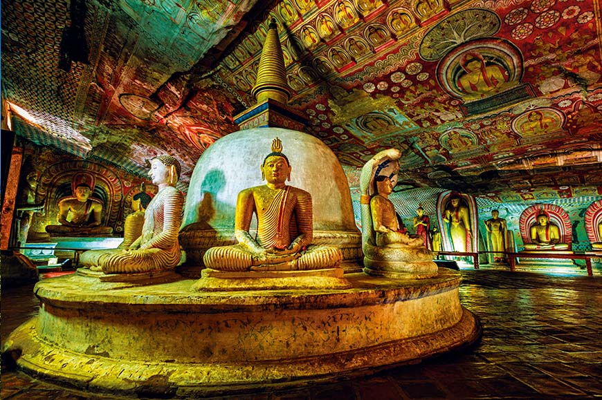 Dambulla cave temples