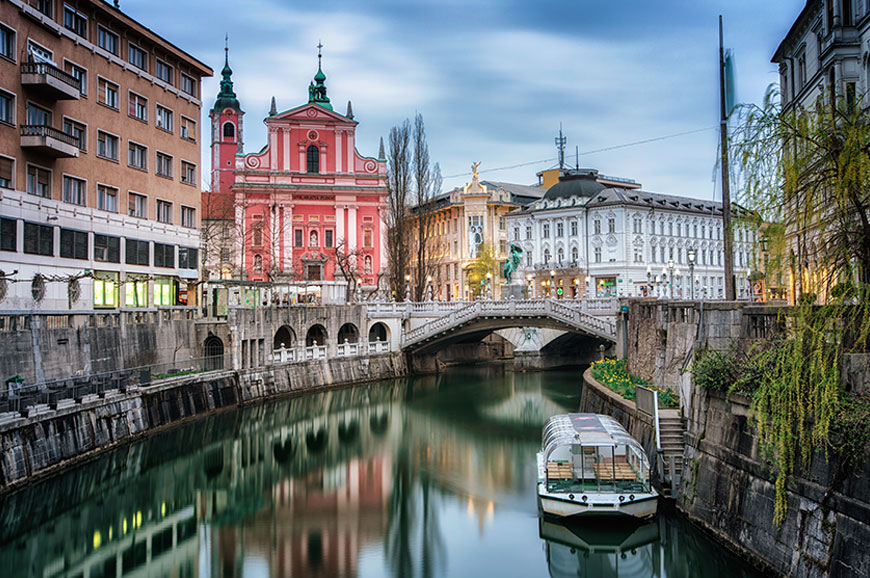 Ljubljana, the capital of Slovenia