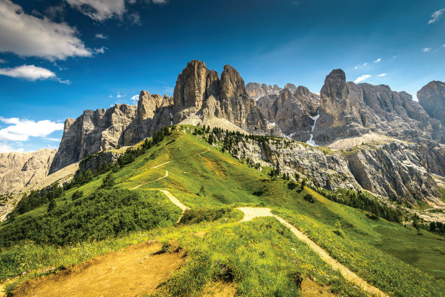 Italy - A Day in the Dolomite Mountains