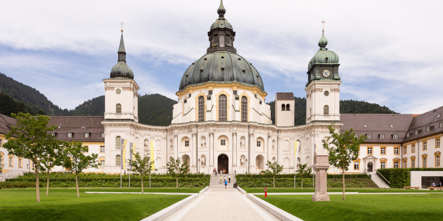 Ettal Abbey and Oberammergau